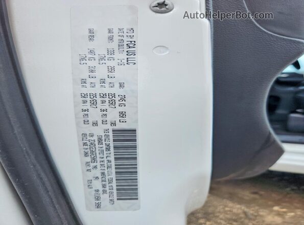 2C4RDGEG0GR250056 2016 DODGE GRAND White Widok wnętrza 360 stopni