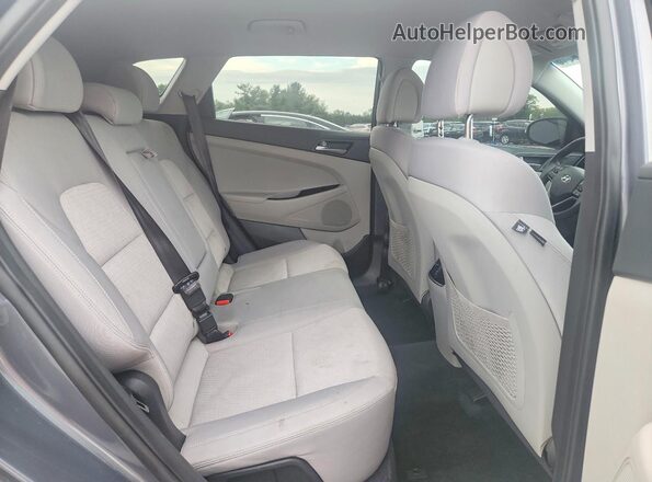 KM8J3CA22HU265032 2017 HYUNDAI TUCSON Gray ძრავის განყოფილების ხედი