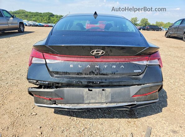 KMHLM4DJ8SU173476 2025 HYUNDAI ELANTRA Черный Вид салона спереди