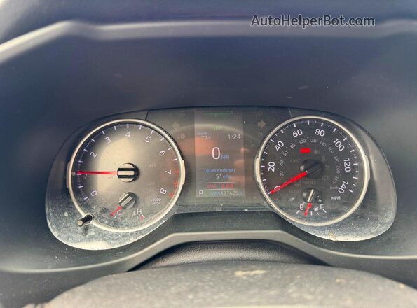 JTMF1RFV2KD047590 2019 TOYOTA RAV4 Black ხელსაწყოთა პანელის ხედი