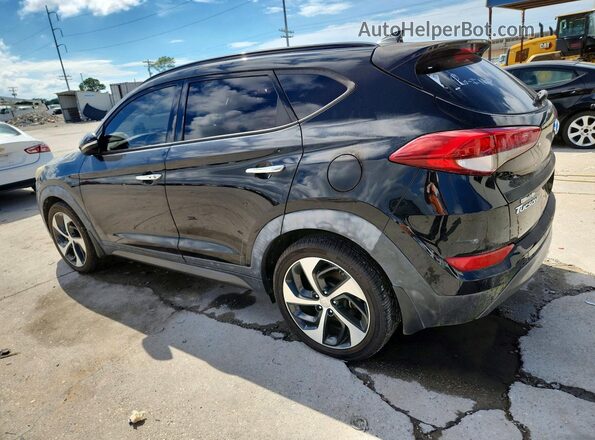 KM8J33A2XGU200296 2016 HYUNDAI TUCSON Black უკანა მარჯვენა