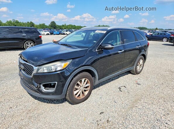 5XYPG4A3XHG268263 2017 KIA SORENTO Черный Задняя левая четверть
