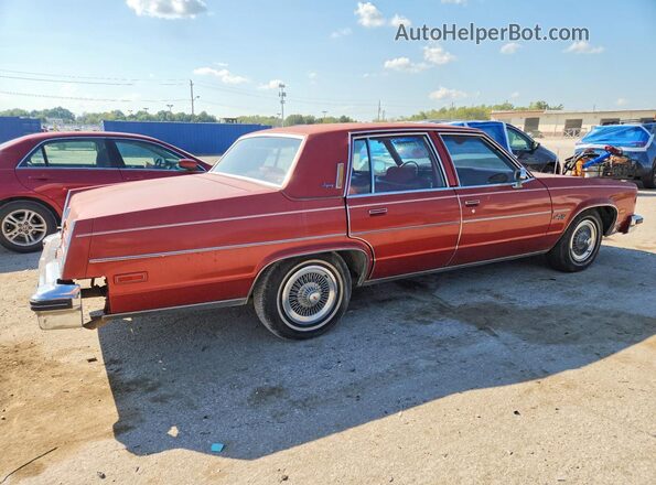3X69K7M439786 1977 OLDSMOBILE 98 Красный Передняя правая четверть
