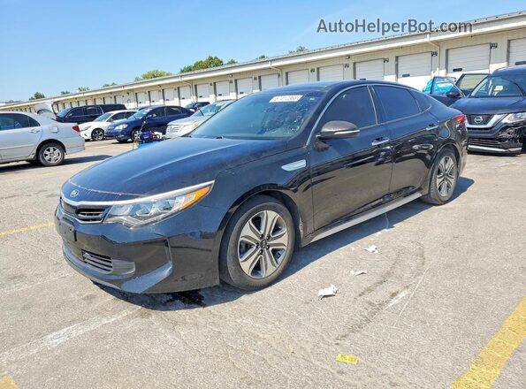 KNAGU4LC7H5007992 2017 KIA OPTIMA Black Tył lewy
