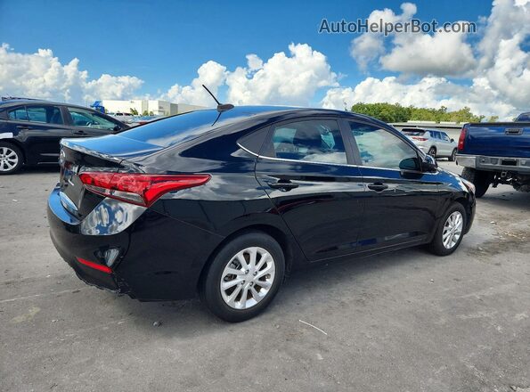 3KPC24A69NE177534 2022 HYUNDAI ACCENT Black Przód prawy