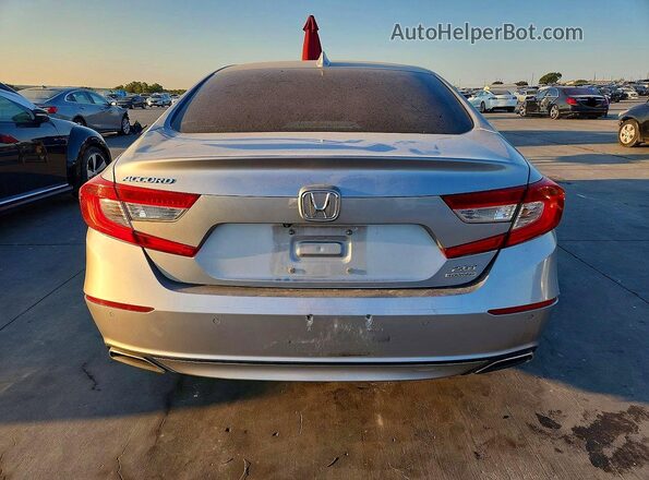 1HGCV2F9XKA006029 2019 HONDA ACCORD Silver წინა სალონის ხედი