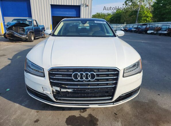 WAU34AFD2GN007754 2016 AUDI A8 White Vista trasera