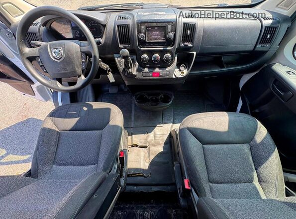 3C6TRVBG7KE554115 2019 RAM PROMASTER White Вид щитка приладів