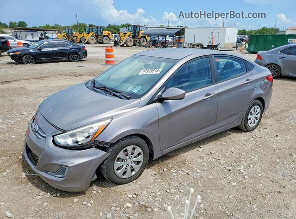 KMHCT4AE6HU360153 2017 HYUNDAI ACCENT Бежевый Задняя левая четверть