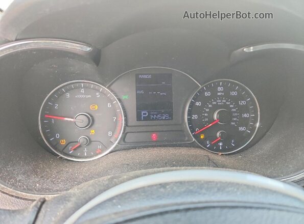 KNAFK4A66G5438871 2016 KIA FORTE White Widok tylnych siedzeń