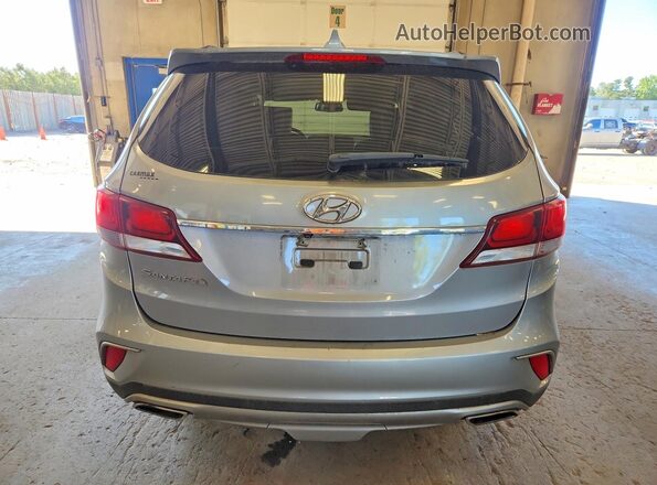 KM8SN4HF4HU249914 2017 HYUNDAI SANTA Silver წინა სალონის ხედი