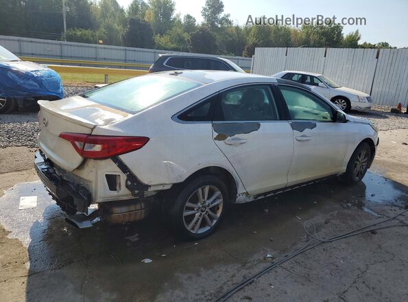 5NPE24AF6HH532071 2017 HYUNDAI SONATA White Przód prawy