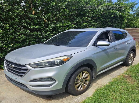 KM8J33A43JU654740 2018 HYUNDAI TUCSON Серебряный Задняя правая четверть