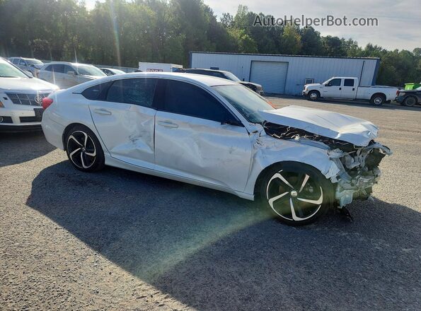 1HGCV1F32MA098567 2021 HONDA ACCORD White Դիմացի տեսք