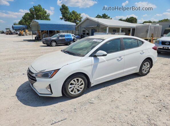 5NPD74LF8KH438632 2019 HYUNDAI ELANTRA White Rear left