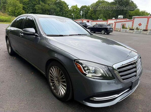 WDDUG8GB0JA346506 2018 MERCEDES-BENZ S Черный Вид спереди