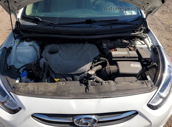 KMHCT4AE2HU344810 2017 HYUNDAI ACCENT White Widok komory silnika