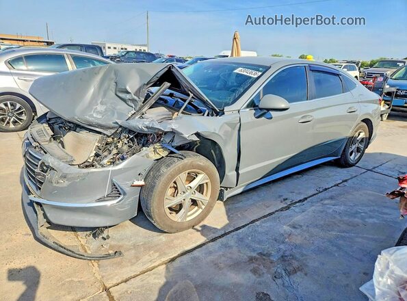5NPEG4JA2MH083374 2021 HYUNDAI SONATA Gray Trasero izquierdo