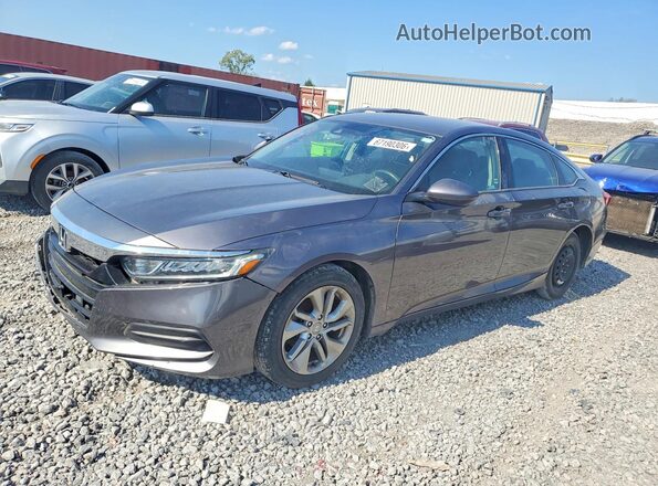 1HGCV1F10KA068348 2019 HONDA ACCORD Gray Tył lewy