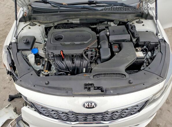 5XXGT4L39LG433709 2020 KIA OPTIMA Белый Вид подкапотного пространства