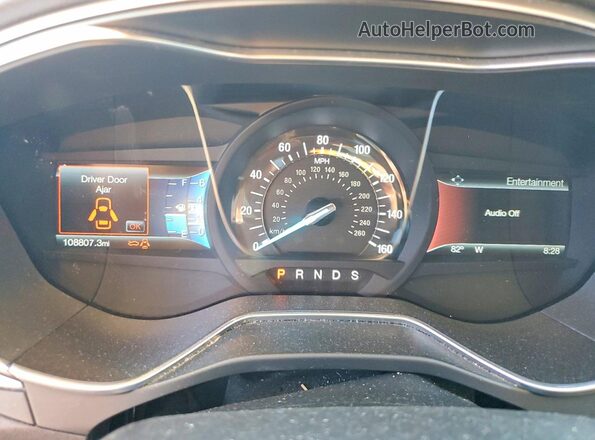 3FA6P0T96GR290633 2016 FORD FUSION Синий Вид задних сидений