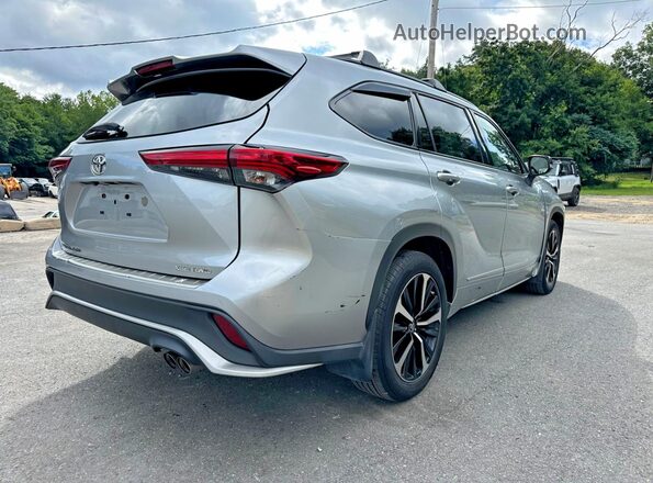 5TDLZRBH1NS216003 2022 TOYOTA HIGHLANDER Gray Przód prawy