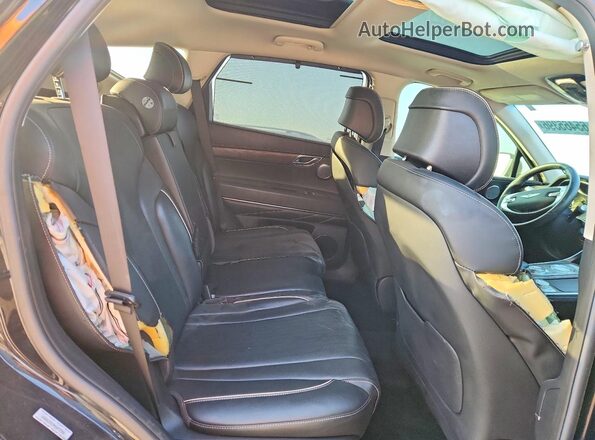 KMUHCESC9NU077350 2022 GENESIS GV80 Black Rear interior view