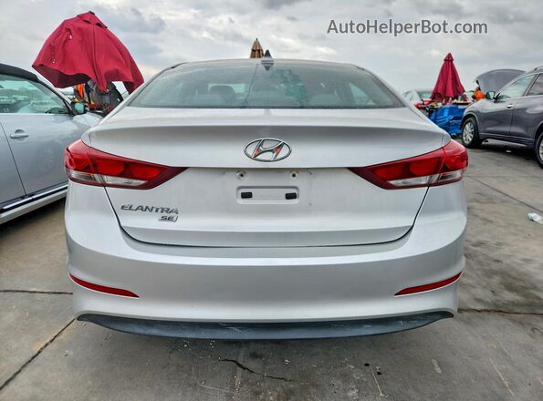 5NPD74LF6HH166591 2017 HYUNDAI ELANTRA Silver Widok wnętrza z przodu