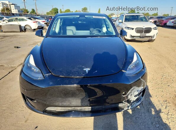 7SAYGDEF4NF490568 2022 TESLA MODEL Black Rear view