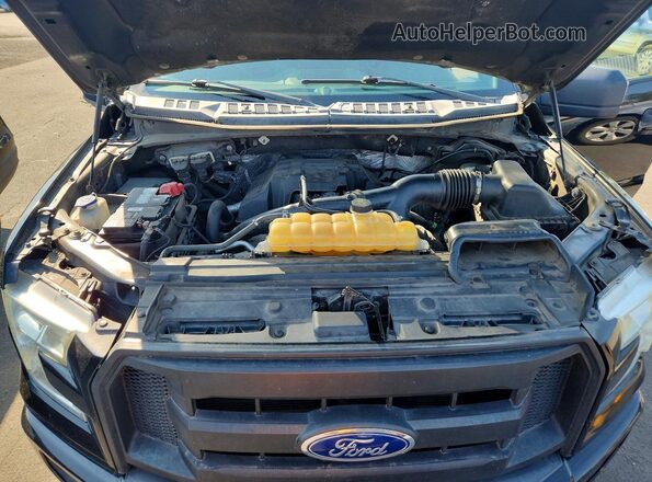 1FTEW1EP8GKD95611 2016 FORD F150 Черный Вид подкапотного пространства