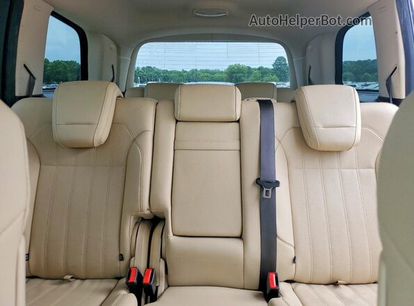 4JGDF6EE0KB234231 2019 MERCEDES-BENZ GLS White Rear interior view