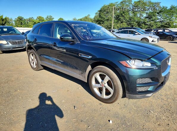 SADCJ2BV6HA499671 2017 JAGUAR F-PACE Green Front view