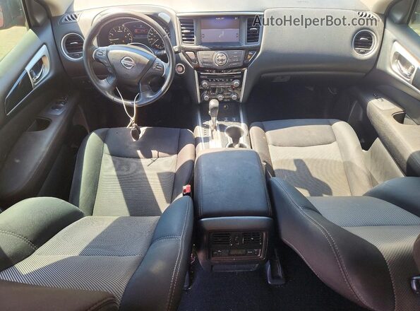 5N1DR2MN2HC610464 2017 NISSAN PATHFINDER Burgundy Vista del cuadro de instrumentos