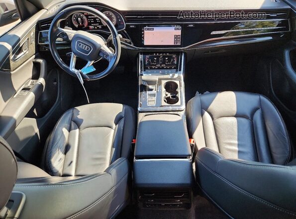 WA1AVAF10KD018936 2019 AUDI Q8 Gray Widok zestawu wskaźników