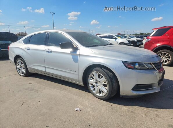 2G11X5SA1G9170637 2016 CHEVROLET IMPALA Silver წინა ხედი