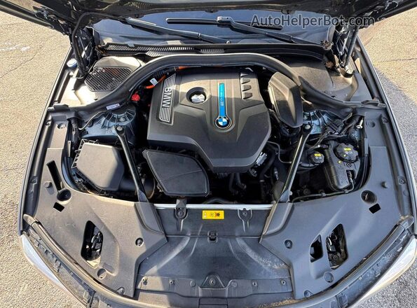 WBAJB1C50JB083749 2018 BMW 5 SERIES Charcoal Vista del salpicadero