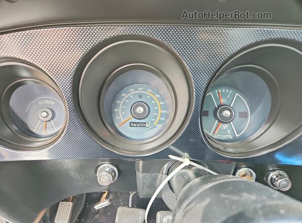 9R02F142426 1969 FORD MUSTANG Black Вид щитка приладів