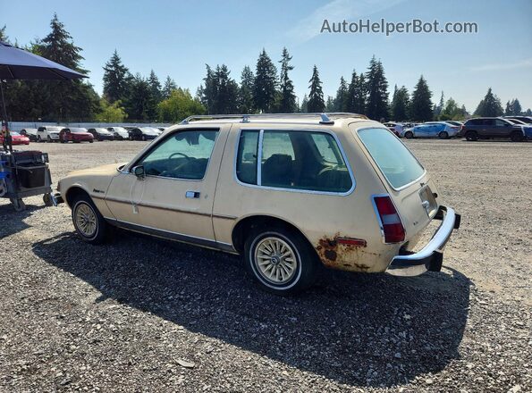 A9A687C128381 1976 AMERICAN MOTORS PACER Бежевый Задняя левая четверть