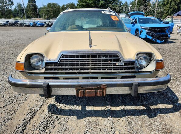 A9A687C128381 1976 AMERICAN MOTORS PACER Бежевый Вид спереди