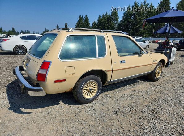A9A687C128381 1976 AMERICAN MOTORS PACER Бежевый Задняя правая четверть