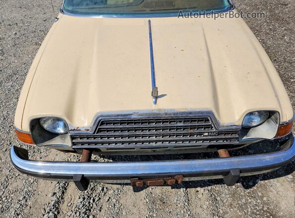 A9A687C128381 1976 AMERICAN MOTORS PACER Бежевый Вид подкапотного пространства