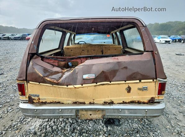 CCL168F186210 1978 CHEVROLET C20 Коричневый Вид сзади