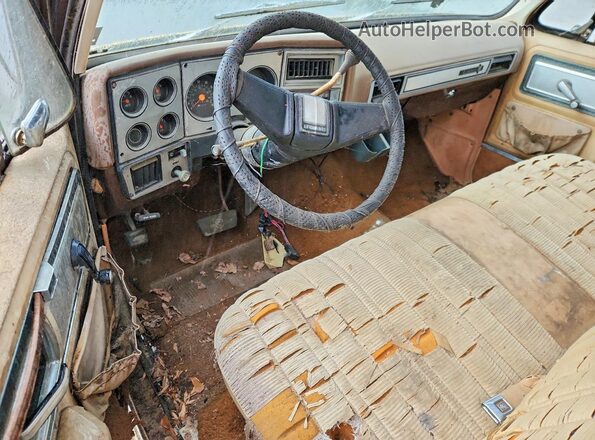 CCL168F186210 1978 CHEVROLET C20 Коричневый Вид панели приборов