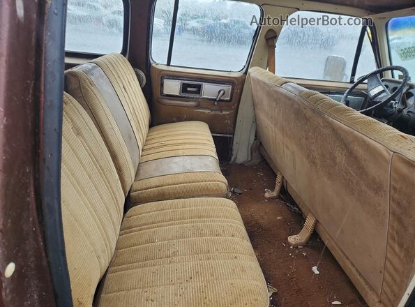 CCL168F186210 1978 CHEVROLET C20 Коричневый Вид задних сидений