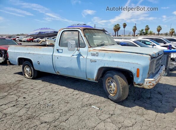 CCT246J152375 1976 CHEVROLET C/K 10 Blue Przód prawy