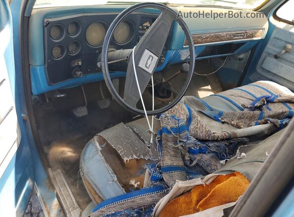 CCT246J152375 1976 CHEVROLET C/K 10 Blue Widok deski rozdzielczej