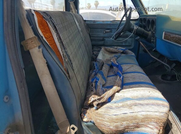 CCT246J152375 1976 CHEVROLET C/K 10 Blue Widok tylnych siedzeń