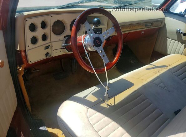 CKY144Z154280 1974 CHEVROLET K10 Оранжевый Вид панели приборов
