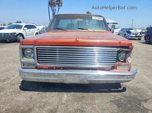 CKY144Z154280 1974 CHEVROLET K10 Оранжевый Вид спереди