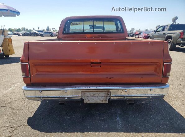 CKY144Z154280 1974 CHEVROLET K10 Оранжевый Вид сзади